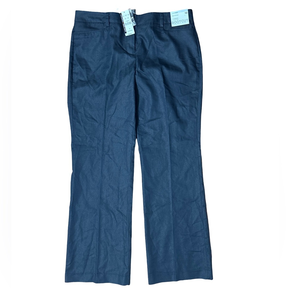 New York & Company Blue Bootcut City Stretch Pants